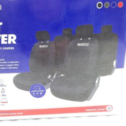 Bild von Sparco Sitzbezug Universal Autoschutz Set Polster Abdeckung Autositze Schonbezug