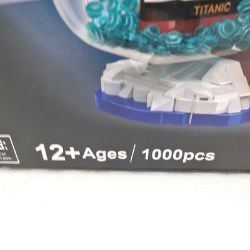 Bild von VPOWER Ideas Titanic Schiff Flaschenbauset Modellschiff RC Display-Ständer Lego 12+ Jahren