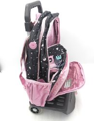 Bild von Enso Mädchen Trolley Rosa Wanderrucksack Schultasche 25 x 32 x 12 cm Polyester