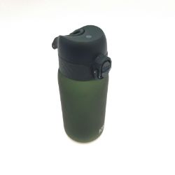 Bild von Ion8 Kinder-Wasserflasche dunkelgrün 350ml auslaufsicher Trinkflasche