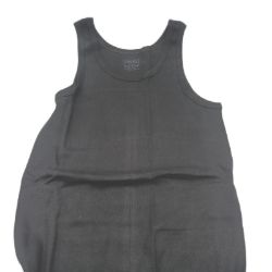 Bild von Merish Pack Tank Top schwarz dünnes gerippt modern Herren 5er