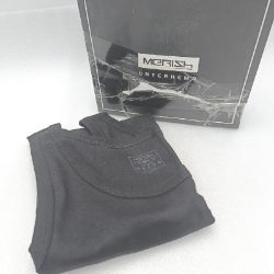 Bild von Merish Pack Tank Top schwarz dünnes gerippt modern Herren 5er