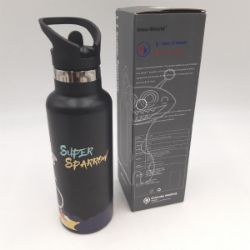 Bild von Super Sparrow Trinkflasche Edelstahl 1810 Thermobecher 500ml Ultraleicht Sport Fitness