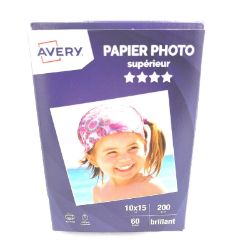 Bild von AVERY Fotopapier 200gm² 10x15cm glänzend 60 Blatt Drucken