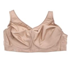 Bild von Glamorise Sport BH große Unterstützung nahtlos Beige Fitness Yoga Support BH