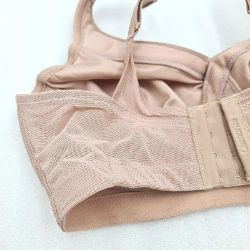 Bild von Glamorise Sport BH große Unterstützung nahtlos Beige Fitness Yoga Support BH