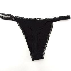 Bild von Iris Lilly Damen G String Unterwäsche 5er Pack Baumwolle Schwarz 36 Panties