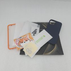 Bild von Uyiton Flüssigsilikonschale 5in1 Set iPhone 12 Coque2 Glas Schutz Hülle