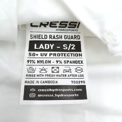 Bild von Cressi SUP Wassersport Shirt Lady Langarm Rashguard Frauen Shield UV-Schutz