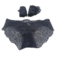 Bild von Iris Lilly Damen Hipster Spitzenunterwäsche 3er Pack Dunkelblau 36 Sexy Lingerie