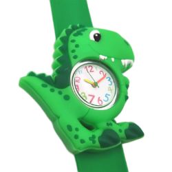 Bild von Hemobllo Kinderuhr Dinosaurier Armbanduhr 2 Stücke Slap-Auf