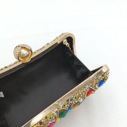 Bild von Freiesoldaten Abendtasche Strass Kristall Clutch Schillernd Damen Mehrfarbig