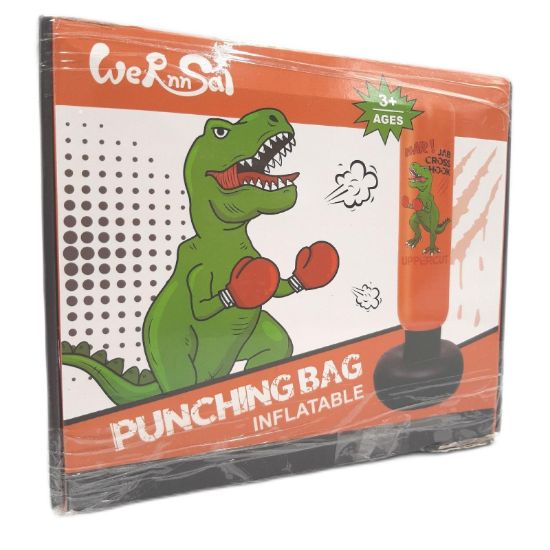 Bild von Dinosaurier Standboxsack 140CM, Kinder Spielspaß, aufblasbar, Boxsack