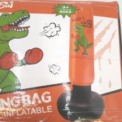 Bild von Dinosaurier Standboxsack 140CM, Kinder Spielspaß, aufblasbar, Boxsack