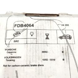 Bild von Ferodo FDB4064 Bremsbelagsatz 4er Set Auto Verschleißteile Ersatzteil NEU