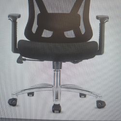 Bild von Durrafy Ergonomischer Bürostuhl Drehstuhl Büro Bequem Rückenlehne Stuhl