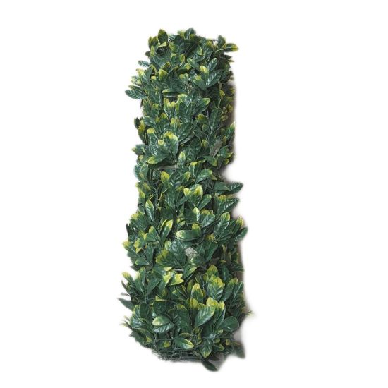 Bild von TENAX Divy 3D Plus Laurus künstliche Hecke 1x3m Blätter Laurus Mesh Gartenzaun