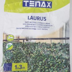 Bild von TENAX Divy 3D Plus Laurus künstliche Hecke 1x3m Blätter Laurus Mesh Gartenzaun