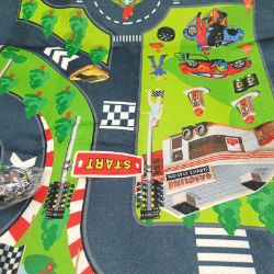 Bild von Kinder Teppich Autos Spielmatte Erziehung Spielzeug Kindergarten