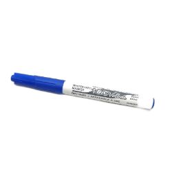 Bild von BIC Velleda Whiteboard Marker, 10er Pack, in Blau, mit Rundspitze, Strichstärke: 1,4 mm, geruchsarm, in kompakter Größe