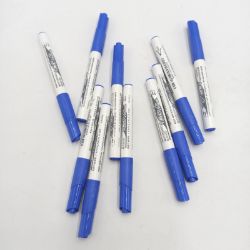 Bild von BIC Velleda Whiteboard Marker, 10er Pack, in Blau, mit Rundspitze, Strichstärke: 1,4 mm, geruchsarm, in kompakter Größe