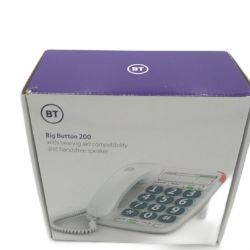 Bild von BT Big Button 200 Schnurloses Senioren Telefon Weiß Kabelloses Home Phone WiFi Phones