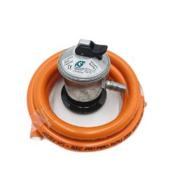 Bild von S&M Regulator-Kit 1,5 Meter Butangas Regulator Kit Ø 9mm Camping