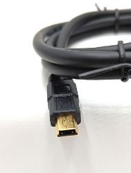 Bild von Amazon Basics USB 2.0 A auf Mini-B 0,9m Schwarz Kabel - für Cables