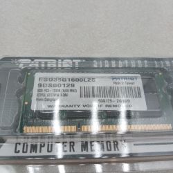 Bild von Patriot Speicher Signature Series DDR3 1600 MHz SODIMM Low Voltage Einzelspeicher 44,06