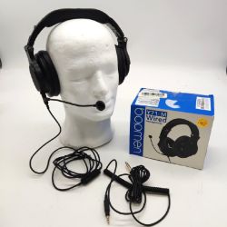 Bild von Bopmen Gaming-Kopfhörer Computer-Headset Boom-Mikrofon kabelgebunden Lautsprecher Ohrpolster