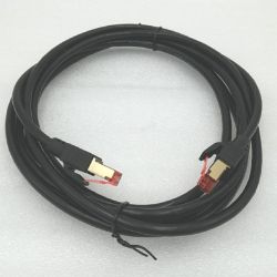 Bild von IBRA CAT8 Netzwerkkabel Gigabit RJ45 SSTP 40Gbps 2000Mhz Schwarz, Hochleistungsverbindung für schnelle Datenübertragung