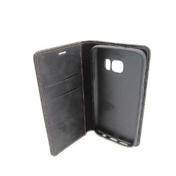 Bild von QLTYPRI Samsung Galaxy S7 Vintage Handyhülle Dünne Hülle Kartenfach Geld Slot