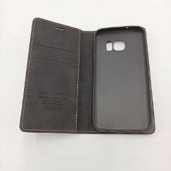 Bild von QLTYPRI Samsung Galaxy S7 Vintage Handyhülle Dünne Hülle Kartenfach Geld Slot