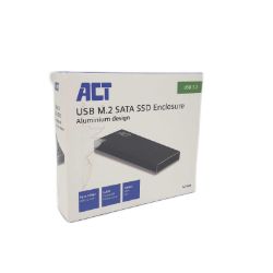 Bild von ACT Aluminium M.2 SATA SSD Gehäuse USB 3.2 Gen 1 5Gbps A/V Externes Laufwerk