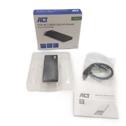 Bild von ACT Aluminium M.2 SATA SSD Gehäuse USB 3.2 Gen 1 5Gbps A/V Externes Laufwerk