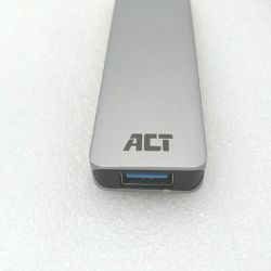 Bild von ACT AC7053 USB C Hub 4 Port PD Pass Through Workspace Gadgets Zubehör