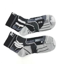 Bild von X-Socks Marathon Socken Unisex Schwarz Anthrazit Sport Laufen Energie