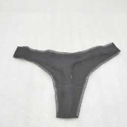 Bild von Iris Lilly Damen Baumwolle Tanga-Unterwäsche 5er-Pack Schwarz 42 Panties Damenunterwäsche