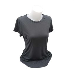 Bild von GO HEAVY Damen Multifunktions Pilates Jogging T-Shirt Kurzarm Yoga Gym Gr.: XL