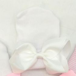 Bild von COUXILY Baby Mädchen Krankenhaus Geboren Mütze Erste Strickmütze Blume