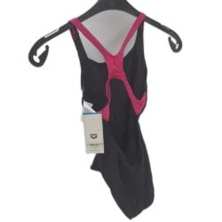 Bild von Arena Swim Pro Back Graphic Badeanzug Frauen Schwarz BlackFreak Rose