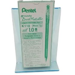 Bild von Pentel Hybrid Dual Metallic Gelstifte Pastell K110 grün - Kreatives Schreiben