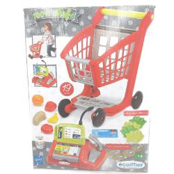 Bild von Ecoiffier Einkaufstrolley Rekorder Supermarkt Spielset CD Spieler Trolley Warenkorb