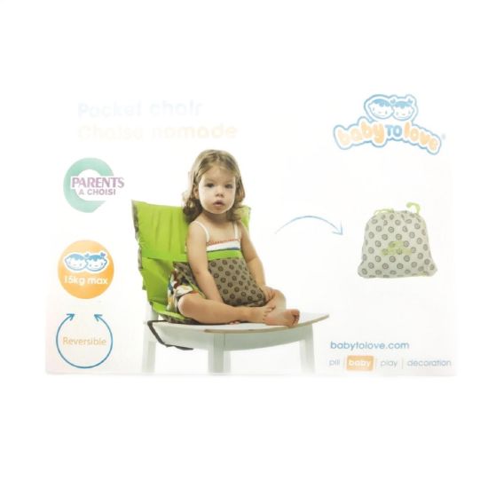 Bild von BabyToLove Chaise Nomade Ro et Round tragbarer Kindersitz Sitzauflage