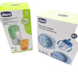 Bild von Chicco Baby Lerngeschirr Trinklernbecher Esslernlöffel Teller Set Entwicklungs Kit