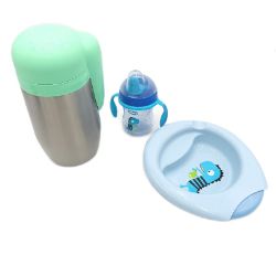 Bild von Chicco Baby Lerngeschirr Trinklernbecher Esslernlöffel Teller Set Entwicklungs Kit