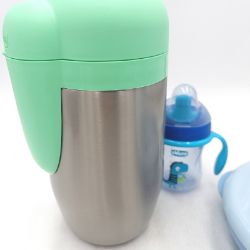 Bild von Chicco Baby Lerngeschirr Trinklernbecher Esslernlöffel Teller Set Entwicklungs Kit