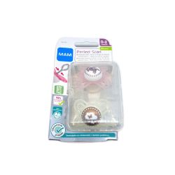 Bild von MAM Perfect Start S187 Schnuller ultraweich rosa 0-2 Monate mit SkinSoft Silikonsauger