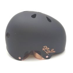 Bild von Rio Roller Rose Helm Casco Skateboard Erwachsene Nero Schwarz 49 52 cm Straße