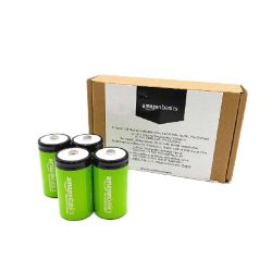 Bild von Amazon Basics Wiederaufladbare Batterien D Cell 10000 mAh 4er Pack Visuell HQ